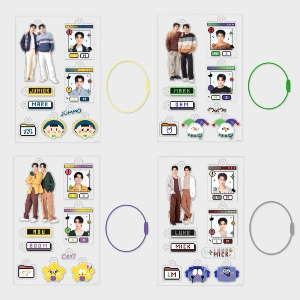 ใช้โค้ดลดได้ ของแท้- พวงกุญแจ skynani taynew emibonnie forcebook juniormark joongdunk aouboom namtan