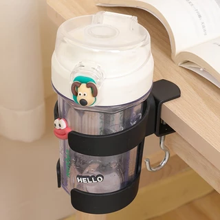 ที่วางแก้วโต๊ะ CLAMP ปรับ Anti-Sill ที่วางแก้วกาแฟหมุนได้ 360 องศาขอบโต๊ะ CLAMP ที่วางแก้ว Anti-Fall โต๊ะ
