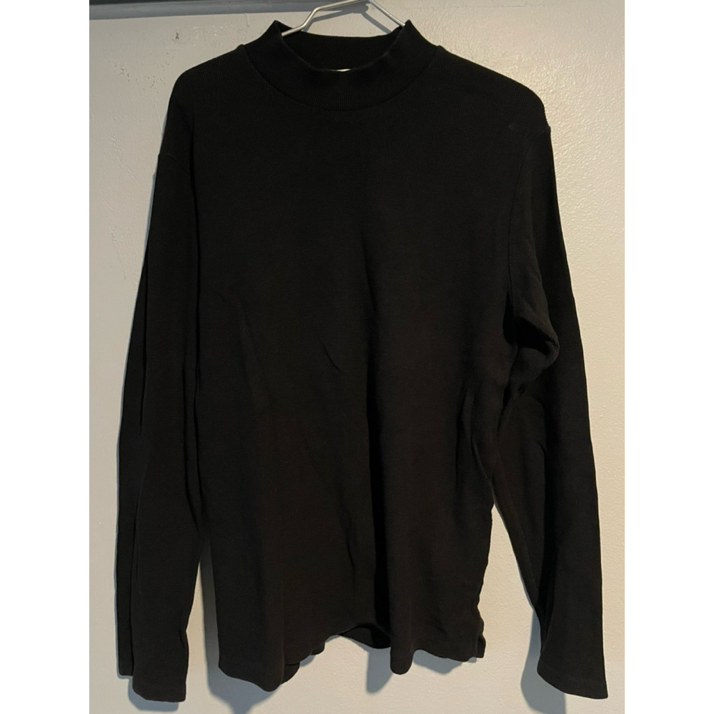 เสื้อคอปีนแขนยาว GU สีดำ