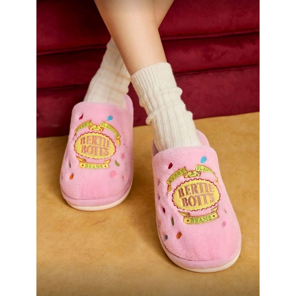 Harry Potter Bertiebotts slippers : แฮร์รี่พอตเตอร์ รองเท้าแตะ ใส่ในบ้าน ลาย ลูกอมเยลลี่เม็ดทุกรส ของใช้ ของสะสม