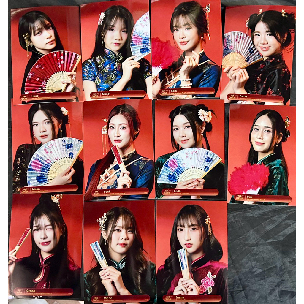 Photoset BNK48 TCA รุ่น 3 4 Hoop Pancake Monet Yoghurt Earn Fame L Marine Emmy Patt