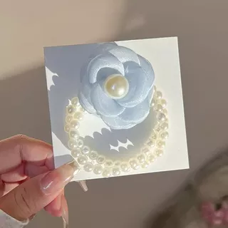 🌸🌸ยางรัดผมลายดอกไม้หนังยาง ยางมัดผมสำหรับผู้หญิงน่ารัก สุดคิ้ว สายฝอ y2k มีหลายสีให้เลือก