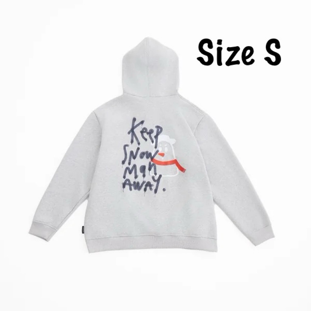 KEEPSILENT HOODIE GREY X-MAS SET :: SIZE S