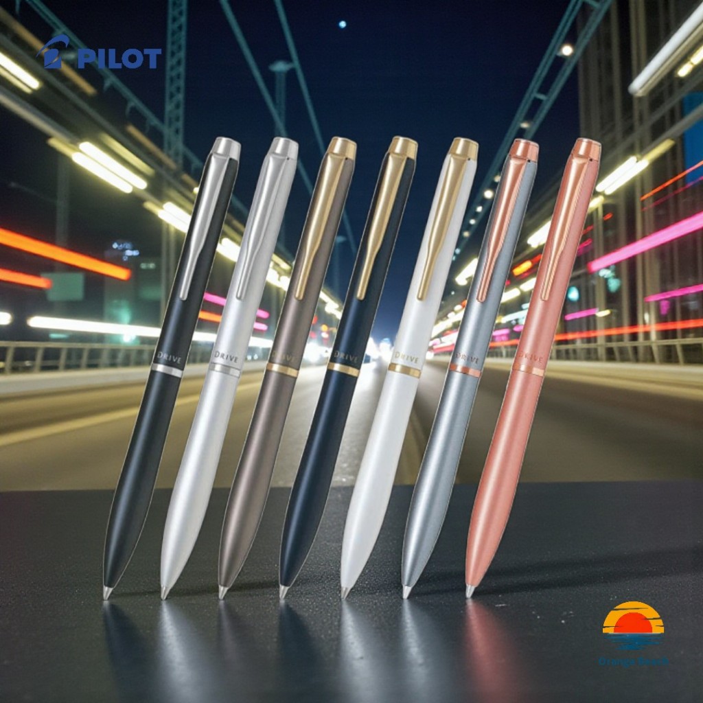 Pilot Acro Drive/0.7mm/BDR-3SR/ปากกาลูกลื่น/เขียนลื่น/หมึกน้ำมัน/ด้ามโลหะ/ของแท้/ญี่ปุ่น