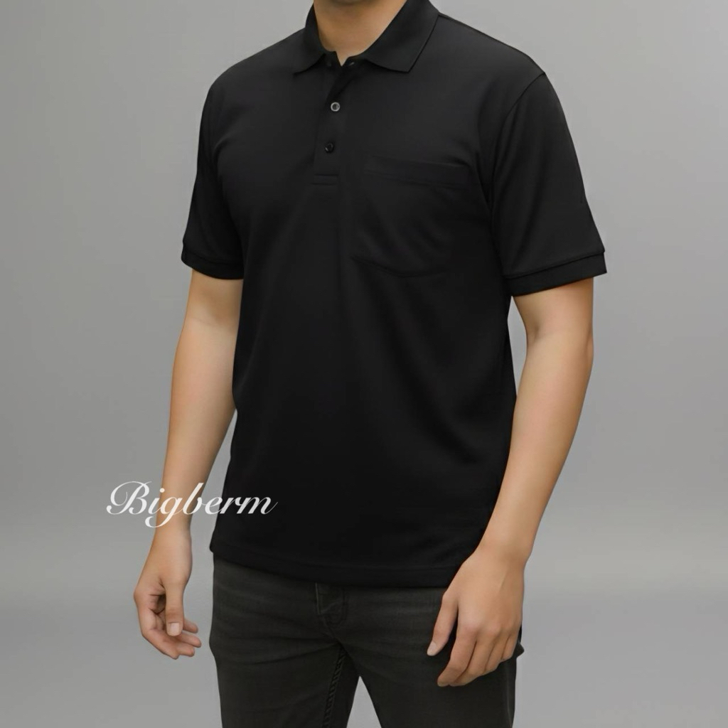 เสื้อโปโล Active ผู้ชายอ้วน ไซส์ใหญ่ XL-5XL รอบอก 48”-64”