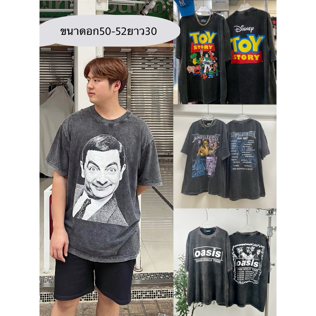 hmwe shop🍊เสื้อยืดผ้าฟ้อก แขนกุด วินเทค  Sizejumbo Size 3XLงาน Vintage รอบอก 50-52 ความยาว 30เนื้อผ้า นิ่มใส่สบาย