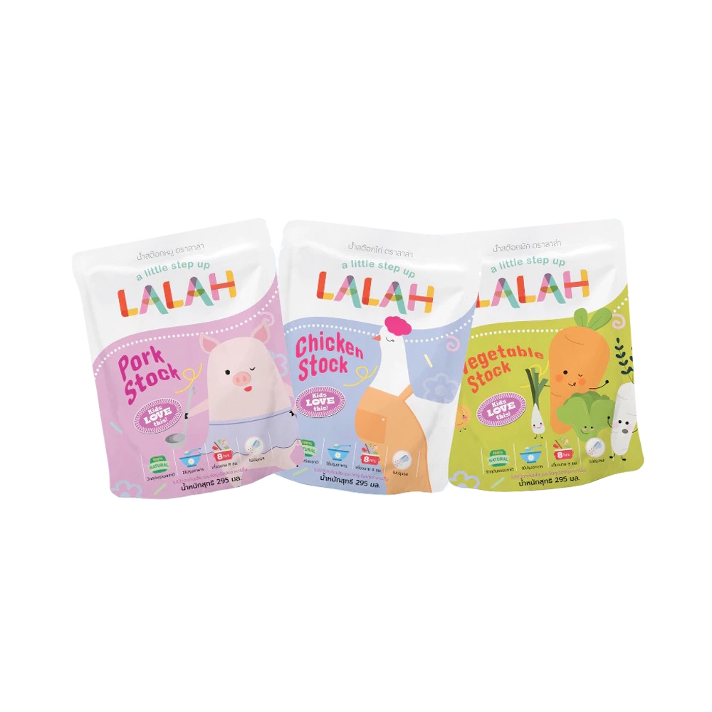 น้ำสต๊อกเด็กพร้อมทาน     LALAH