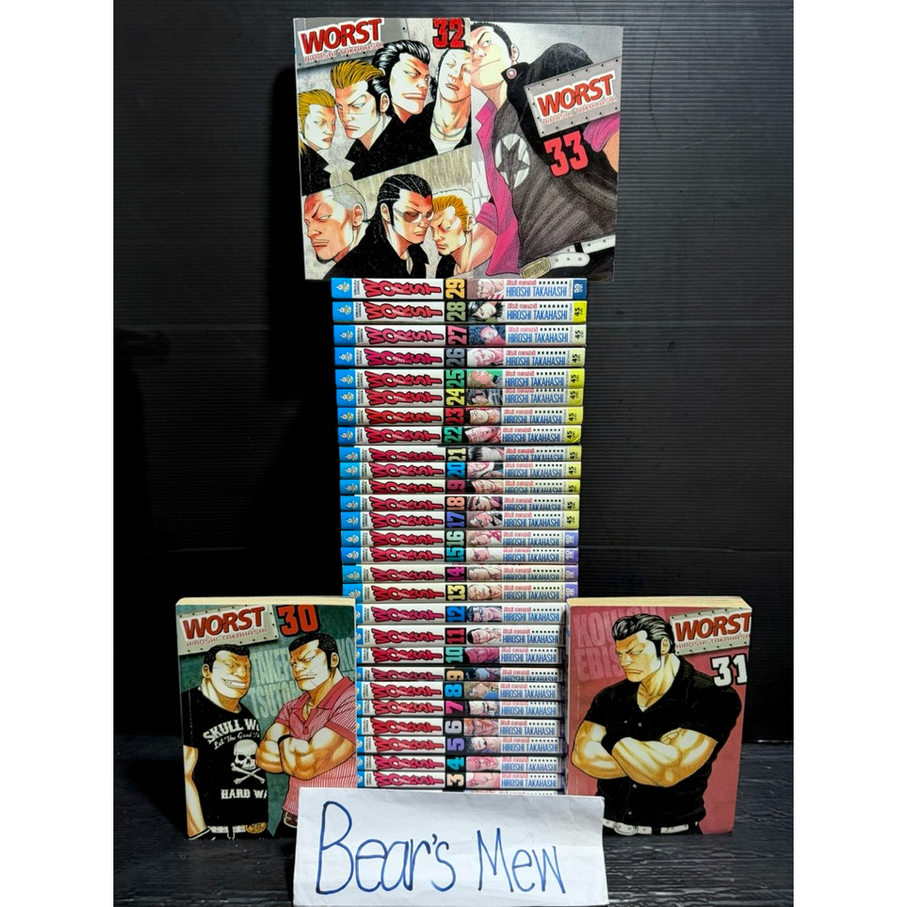 [พร้อมส่ง] WORST 1-33เล่มครบจบ + ภาคกำเนิดบุโซเซ็นเซ็น เรียกเขาว่าอีกา ภาค2 สภาพบ้าน หนังสือการ์ตูน 