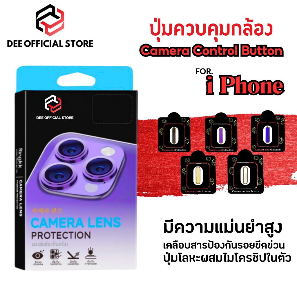 ฟิล์มกันรอยปุ่มกล้อง iPhone 16Promax 16 16Plus 17 17Pro 17ProMax 17Air ป้องกัน
