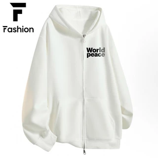แจ็คเก็ตฮู้ดี้ Unisex เนื้อผ้านุ่มลื่น สัมผัสดีเยี่ยม ใส่คู่กับแฟนได้ ไซส์ครอบคลุม