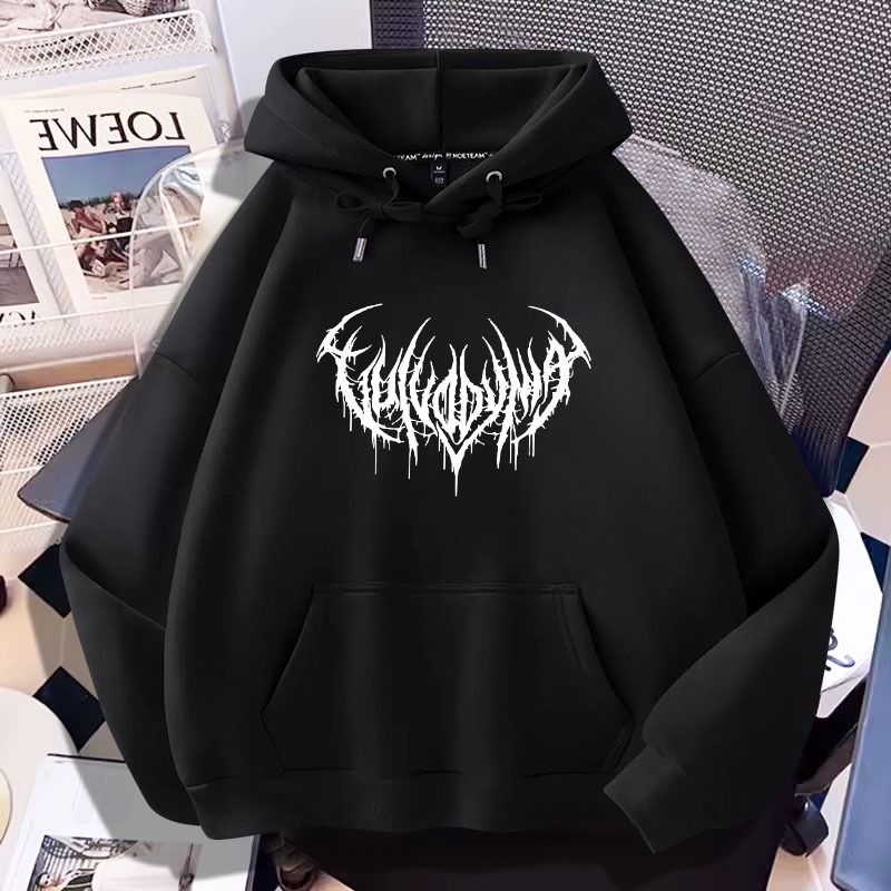 L1239เสื้อฮู้ดแขนยาวใส่ได้ทั้งชายและหญิง ผ้าโพลีเอสเตอร์ใส่สบาย เสื้อแฟชั่นลายน่ารัก