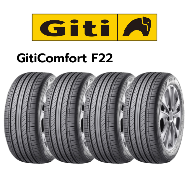 ส่งฟรี | ติดตั้งฟรี GITI 195/60 R16 รุ่น GitiComfort F22 ปี2025 – นุ่ม เงียบ เกาะถนน รองรับEV