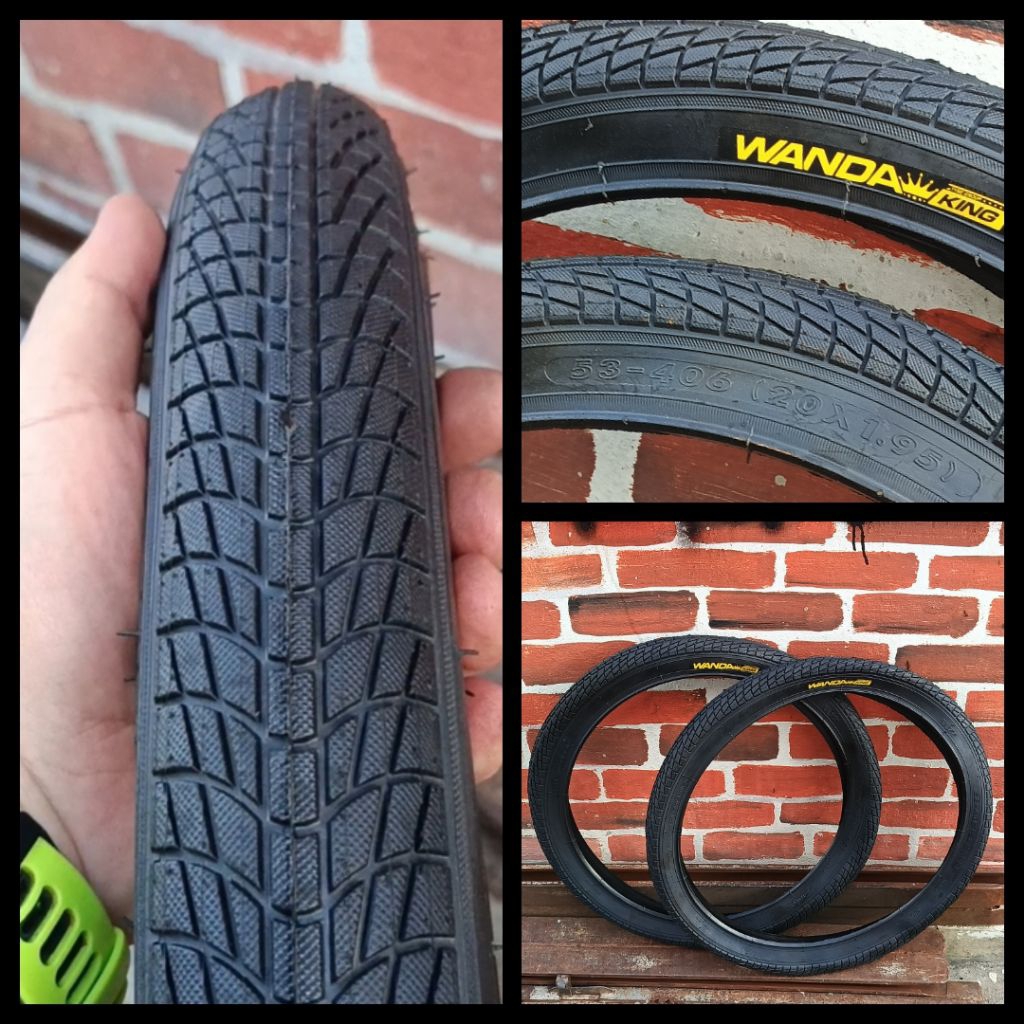 ยางนอก 20*1.95(53-406) ยางจักรยาน ลายกึ่งเรียบ ลุยทุกเส้นทาง