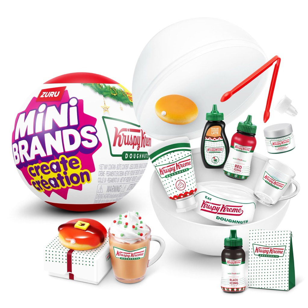 (ของแท้100%) Mini Brands Krispy Kreme Christmas