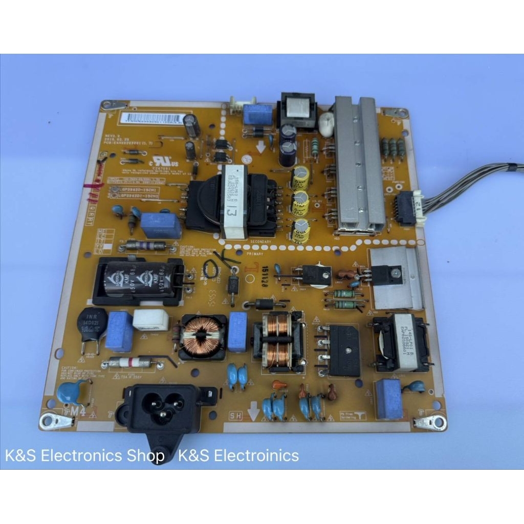 POWER SUPPLY LG 42LF550T , 42LF560T ,, 42LX330C , 42LF650T พาร์ท EAX66203001อะไหล่แท้/ของถอดมือสอง ร