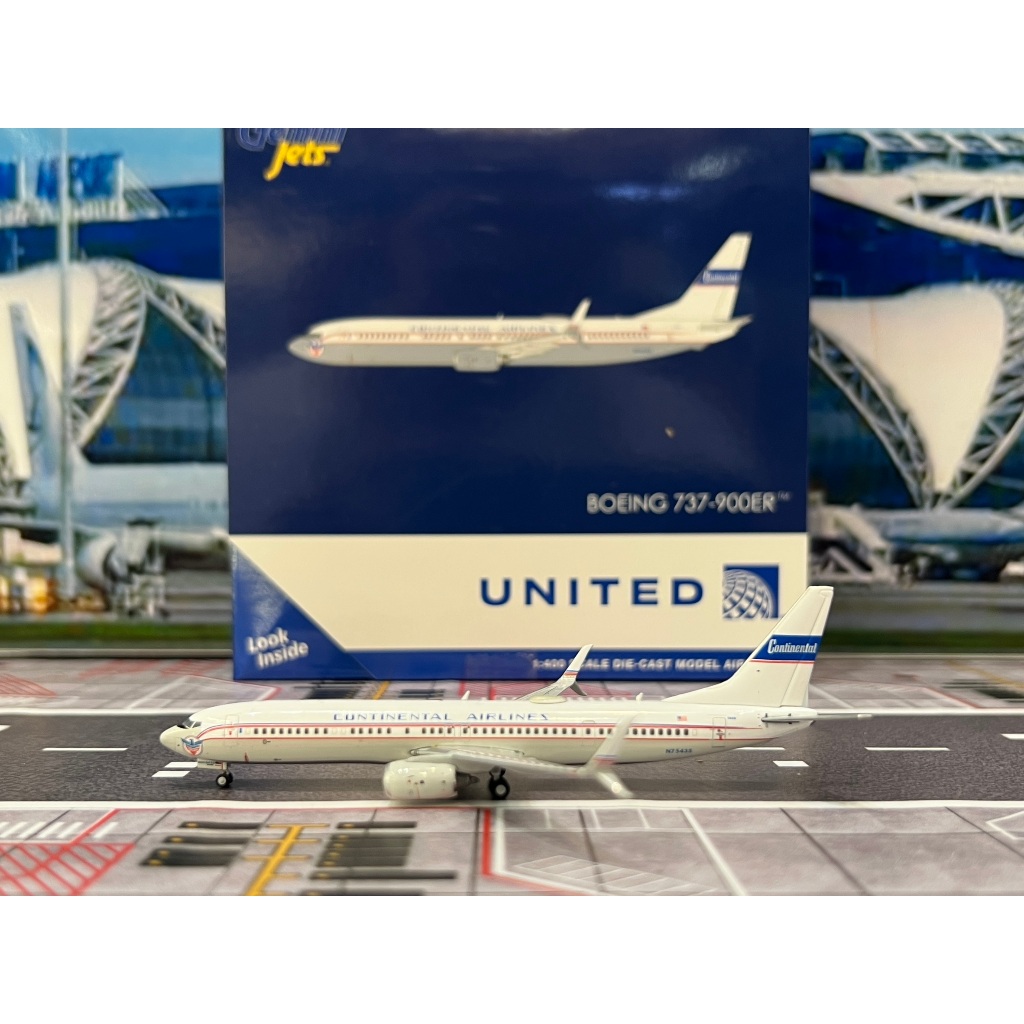 Gemini Jets [GJUAL2343] 1:400 United Airlines B737-900ER N75435 “Continental” livery