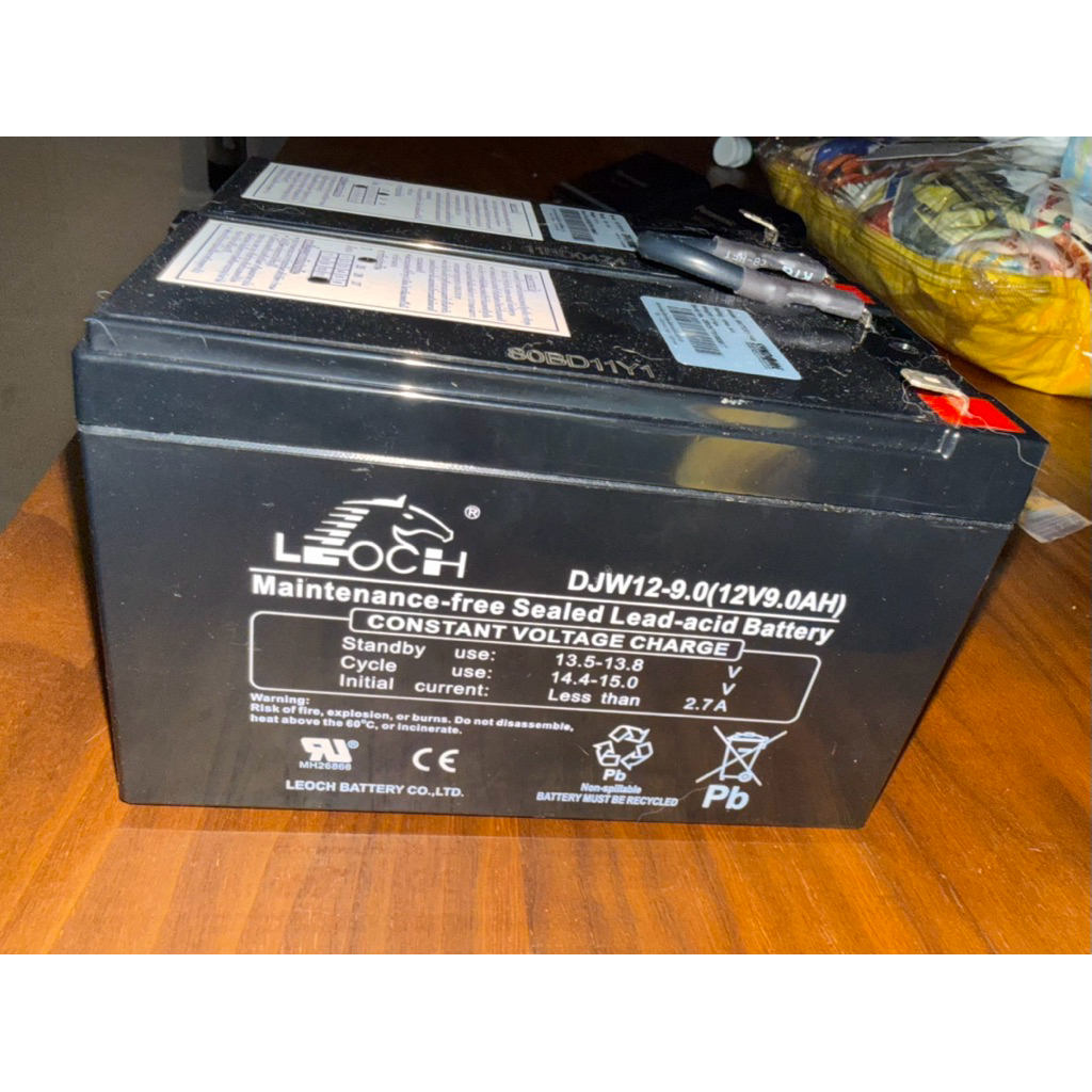 มือสอง battery syndome for ups 9ah 12vdc แบตเตอรี่สำหรับ ups