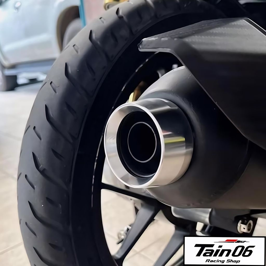 ครอบปลายท่อ ใส่กับปลายท่อเดิม ' Air Blade ' Click-คาบู / Click-110i-125i ปี 12-17 / PCX-125i / PCX-1