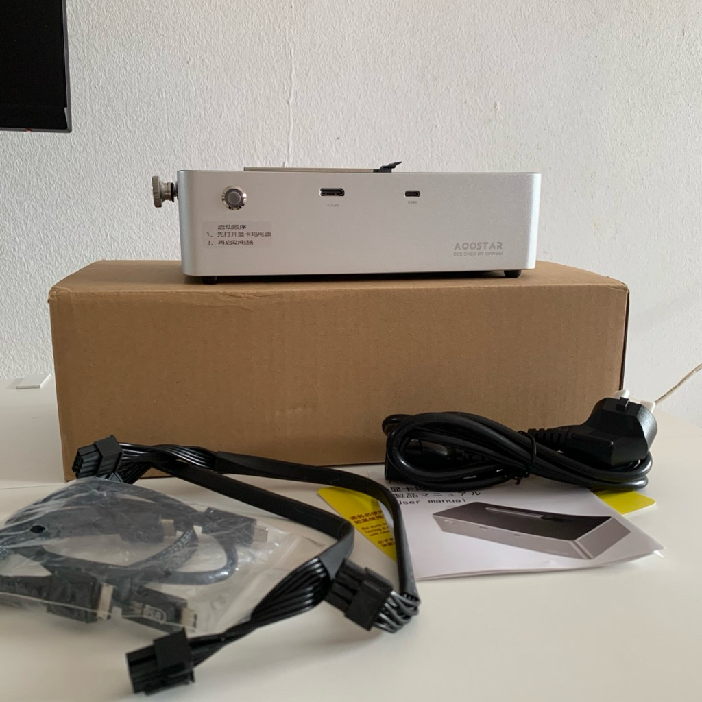 AOOSTAR AG02 TB4 + OCULINK ครบกล่อง