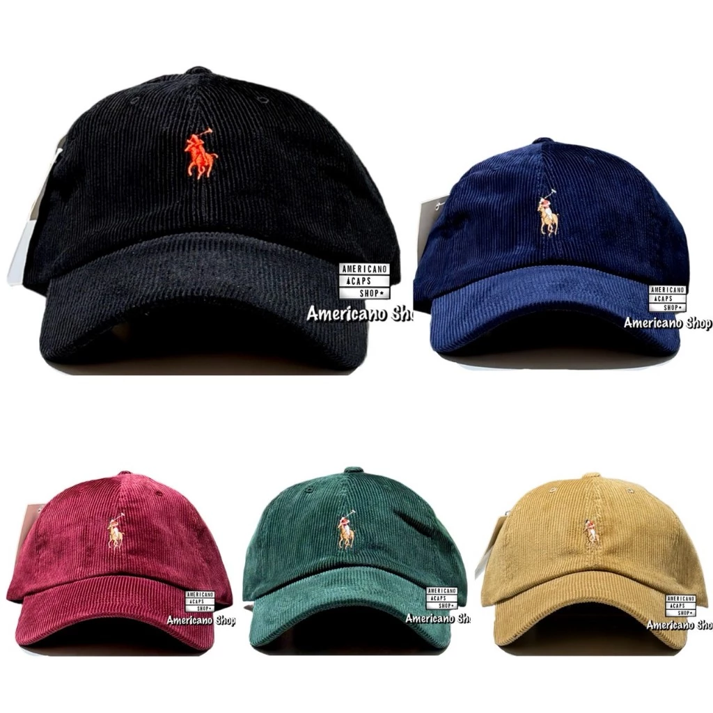 หมวกแก๊ป PL2 Cap ผ้าลูกฟูก ใส่ได้ทั้งชายหญิง มีหลายสี (ส่งจากไทย)