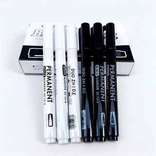 ปากกามาร์คเกอร์ สีขาว กันน้ำ ปากกาเพ้นท์ เขียนยาง/กระจก/พลาสติก/ผ้า หมึกถาวร กันน้ำ ไม่ซีดจาง มาร์คยางรถยนต์/เหล็ก/แก้ว