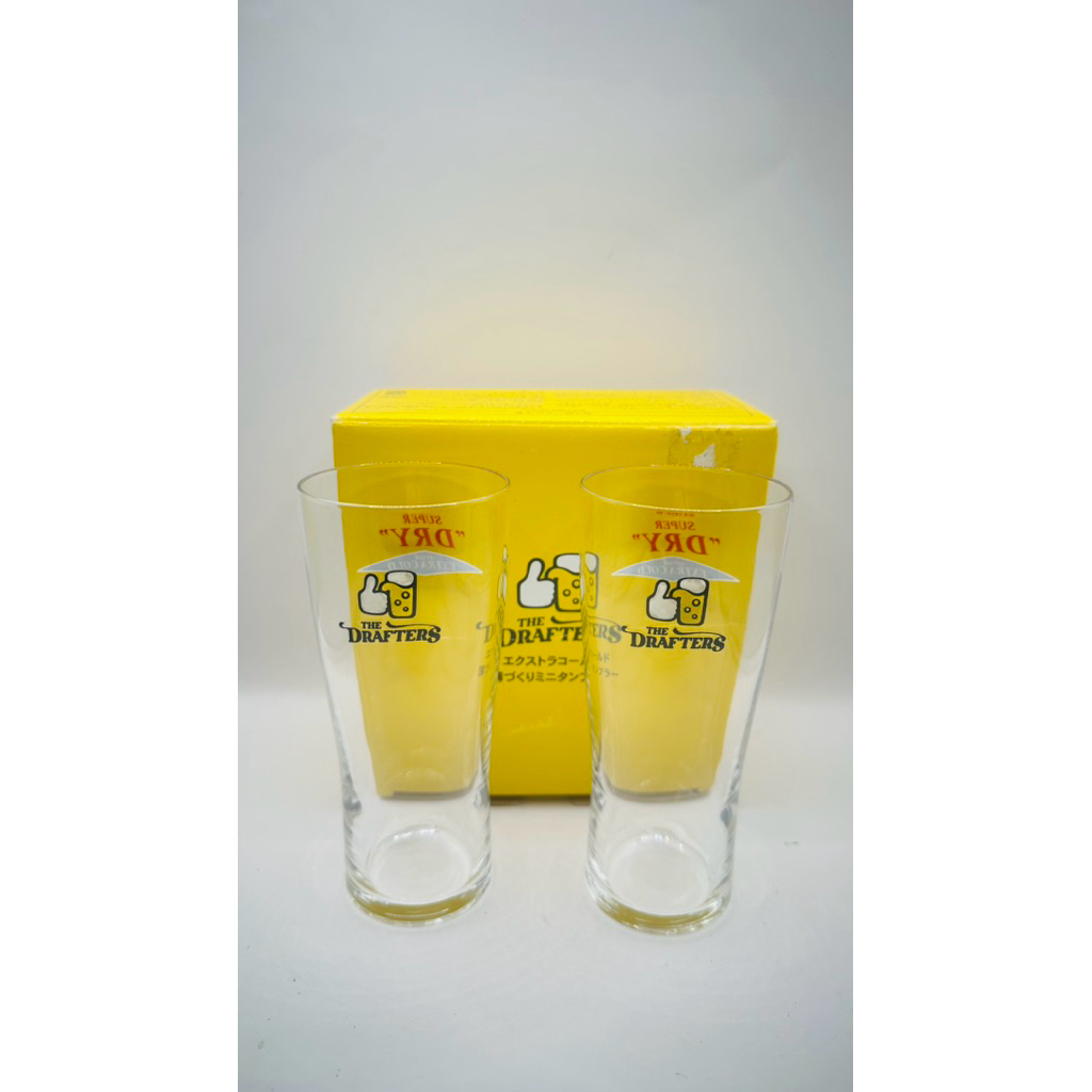 แก้วเบียร์ Asahi Super Dry 1 กล่องมี 2 ใบ