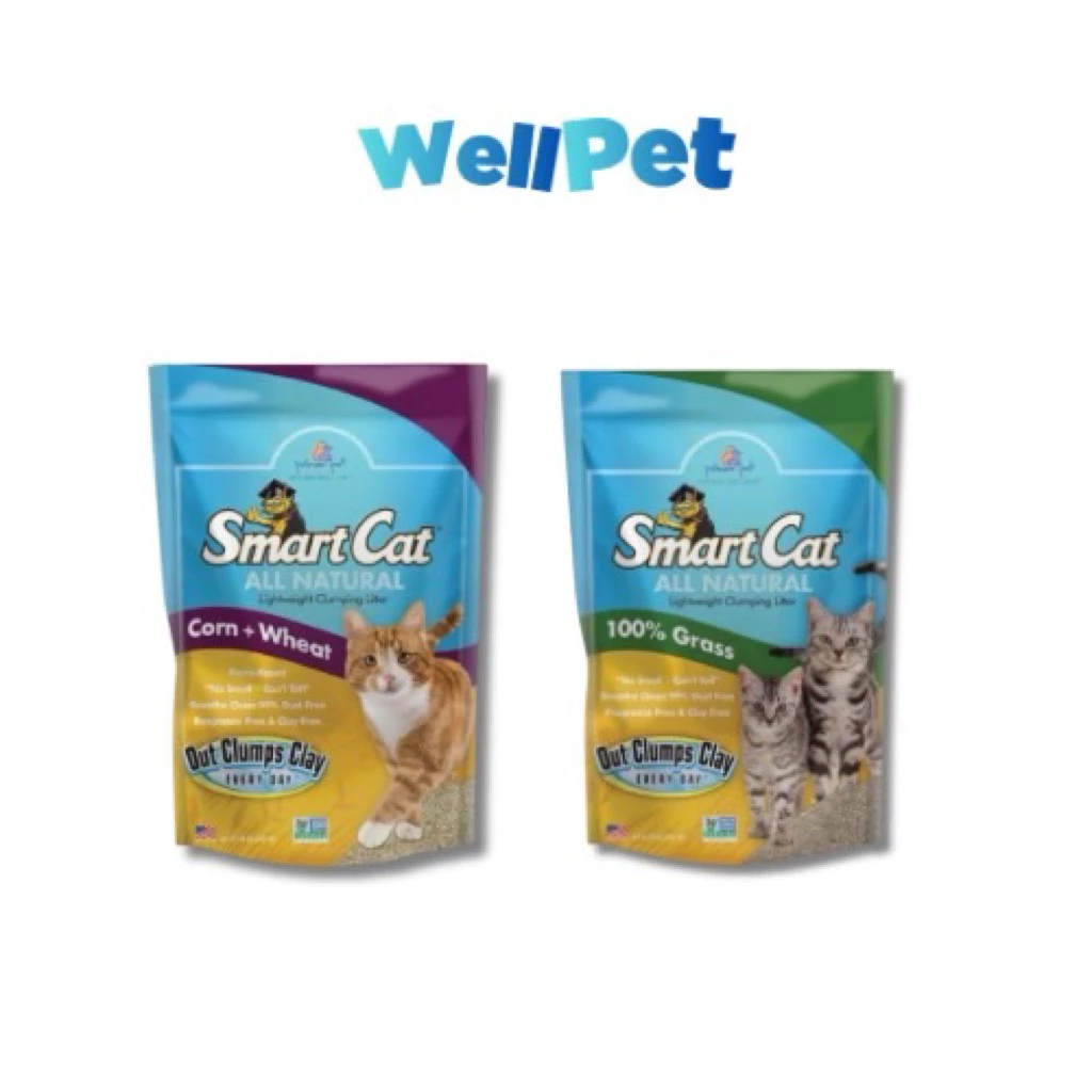 Smart Cat Clumping Litter ทรายแมวธรรมชาติ จับตัวเป็นก้อน ไรฝุ่น นำเข้าจากอเมริกา ขนาด 9.07kg