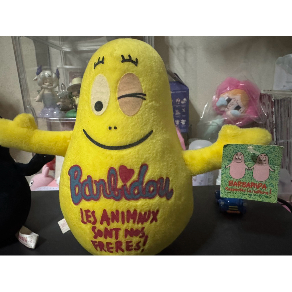 ตุ๊กตา Babapapa ป้ายห้อย มีเปี้ยนเล็กน้อยค่ะ ขนาด 8นิ้ว