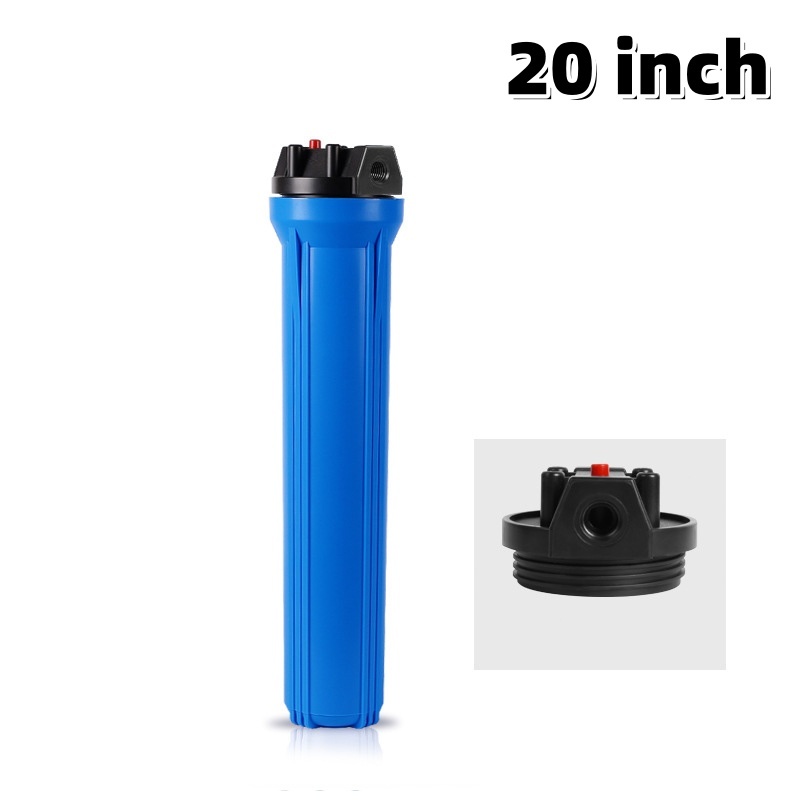 กระบอก 20 นิ้ว กรองหยาบ กรองตะกอน 20" ท่อน้ำ มีปุ่มไล่ลม กระบอกกรองน้ำ housing แถม PP 20"