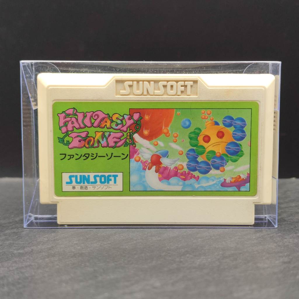 FANTASY ZONE sunsoft [A] [Famicom FC] ตลับแท้ มือสอง เทสแล้ว เล่นได้ ฟรี กล่องใส กันฝุ่น กันรอย nint