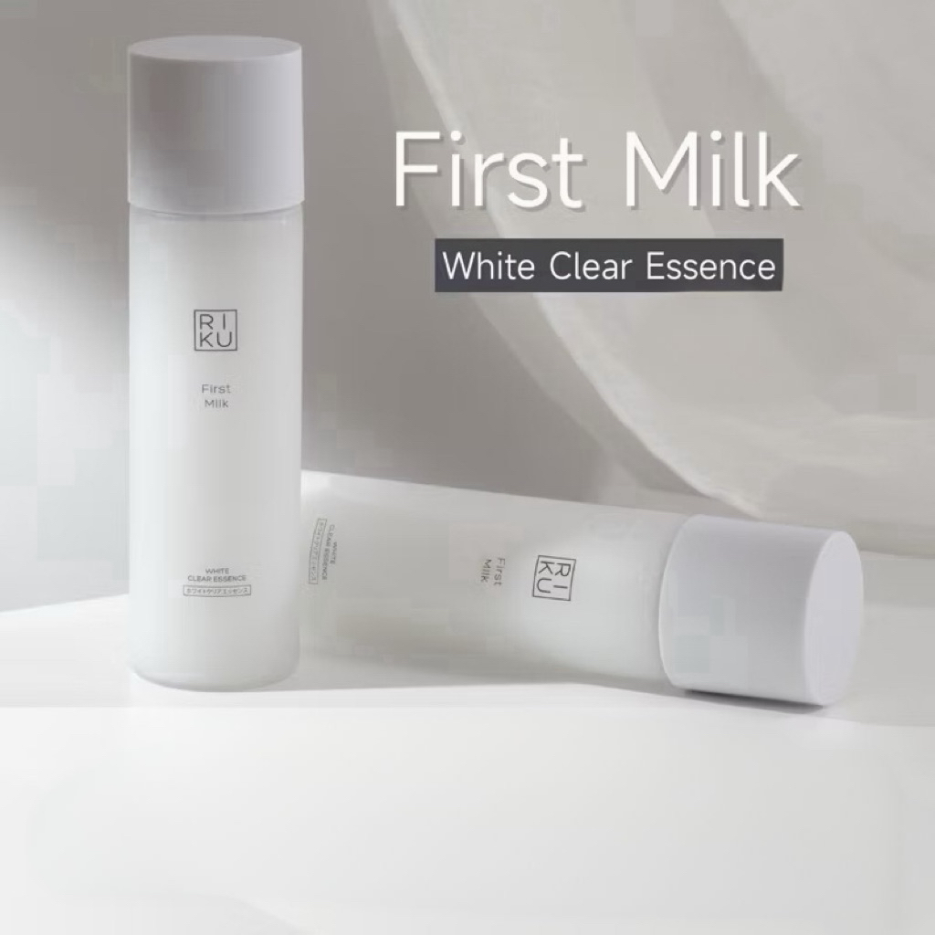 (ส่งเร็วพิเศษ)ใหม่!!First Milk White Clear Essence น้ำตบหน้าเด้ง ริคุหน้าเด้งหน้าฟูชั่วข้ามคืน ลดฝ้ากระจุดด่างดำ