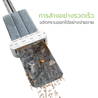ผ้าไมโครไฟเบอร์ Mop Refill มีหลายขนาด อะไหล่ผ้าม๊อบถูพื้น ซับน้ำดีเยี่ยม ใช้กับไม้ถูพื้นดันฝุ่น รีดน้ำ Simple Living