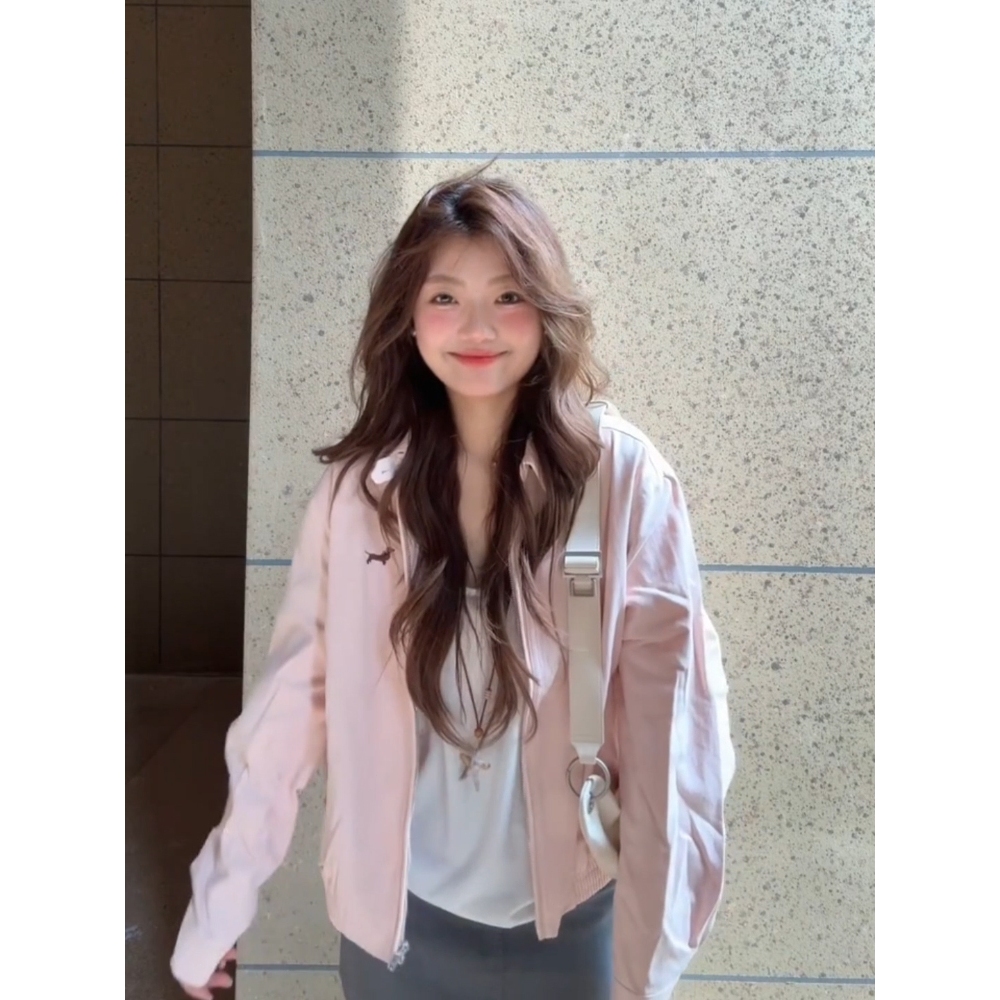 จัดส่งตลอด 24 ชั่วโมง【xxavc825h0】เสื้อโค้ทแขนยาวปักลายสไตล รูปที่ 4