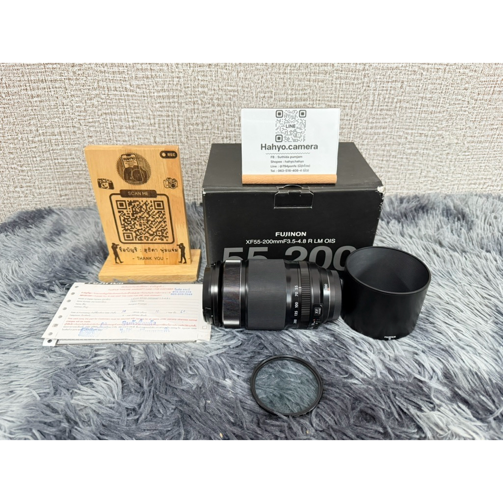 Lens xf55-200mm. For fuji สินค้ามือสอง 🔥 มีบริการส่งด่วนในกทม. 🔥