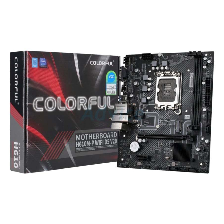 MAINBOARD (1700) COLORFUL BATTLE-AX H610M-P WIFI D5 V20