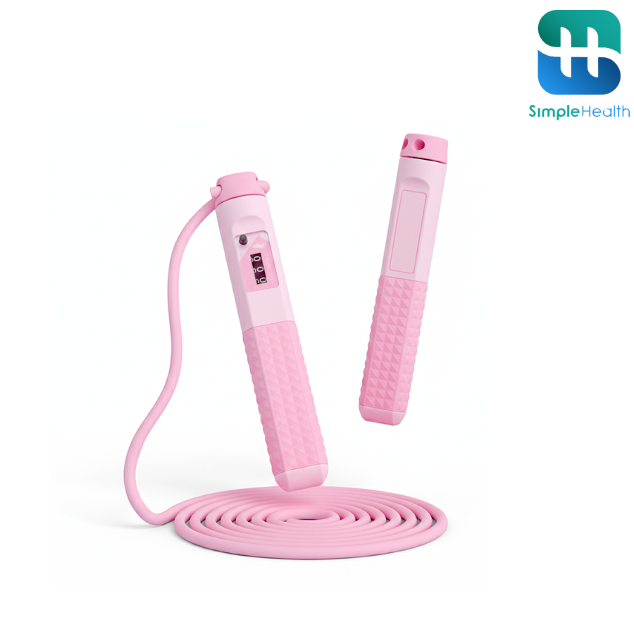 Simple healthcare เชือกกระโดด เชือกกระโดดดิจิตอล แบบนับจำนวนครั้ง ปรับยาวได้ถึง 280 ซม.