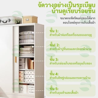 ตู้เสื้อผ้าตู้ประตูบานเลื่อนครัวเรือนตู้เสื้อผ้าบ้านเช่าเรียบง่าย