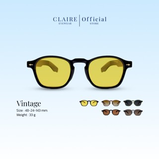 CLAIRE : (VC) แว่นกันแดดรุ่น Vintage Collection แว่นกันแดด แ…