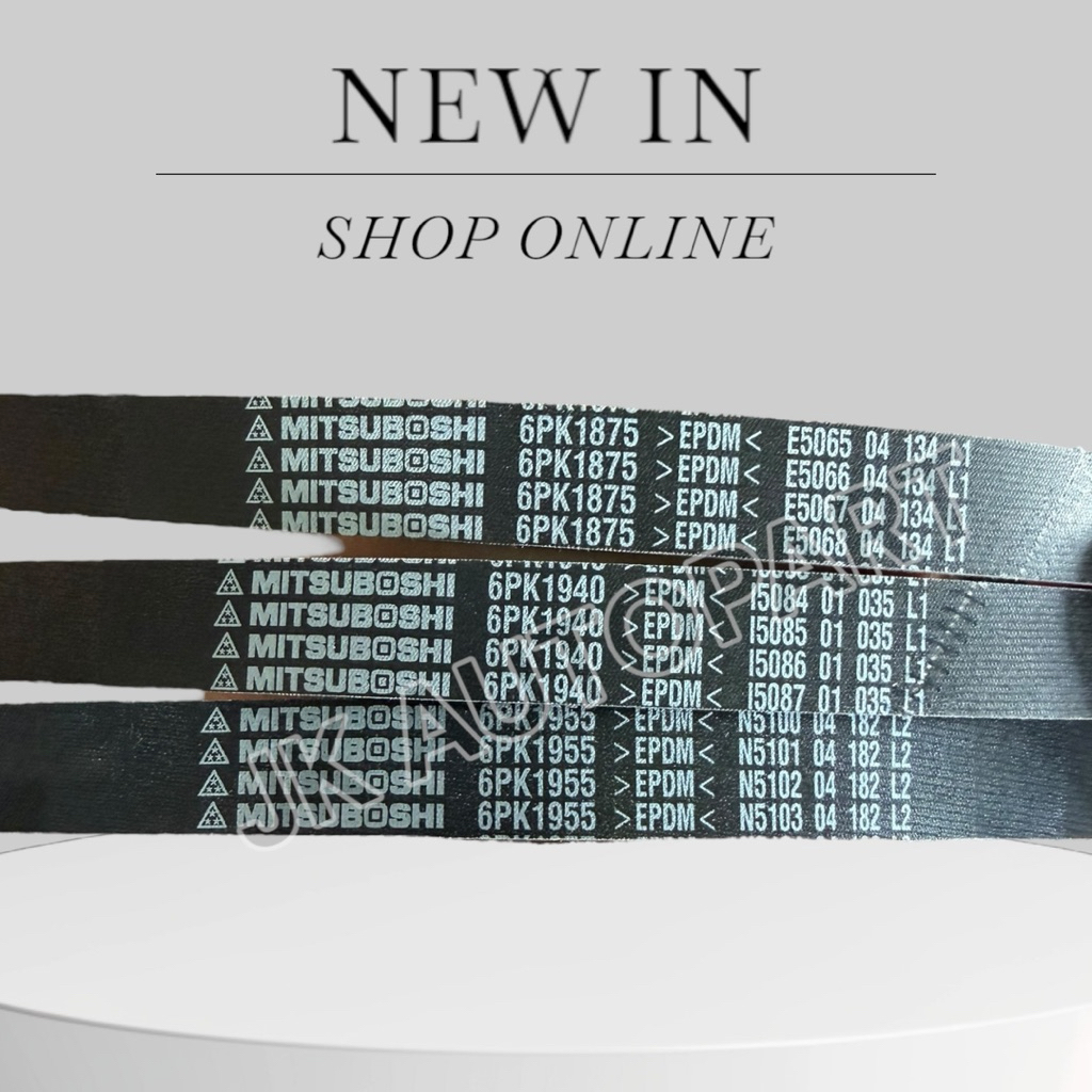 สายพาน 6PK1875 6PK1940 6PK1955 ยี่ห้อ MITSUBOSHI แท้ๆ สายพานร่อง 6PK สั่งเบิกโดยตรง/GGEF/GIEH/JGDN