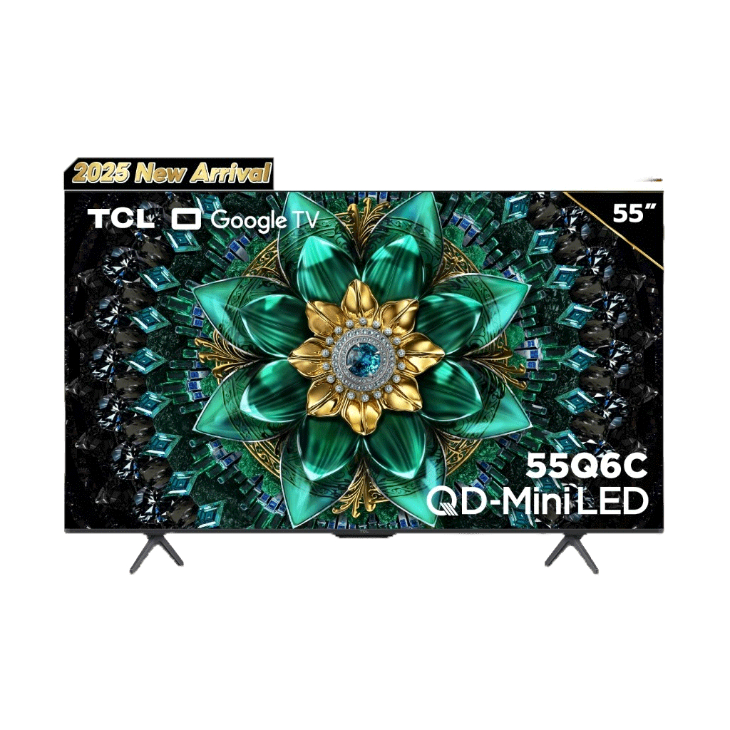 TCL ทีวี 55 นิ้ว 4K Mini QLED Google TVรุ่น 55Q6C HVA Panel ระบบปฏิบัติการGoogle