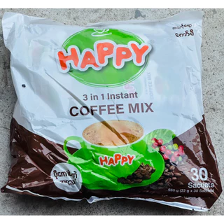Happy Tea Mix 30pcs ชาและกาแฟ หนึ่งแพคมี 30 ซอง จัดโปรราคาส่งฟรีทั่วประเทศ