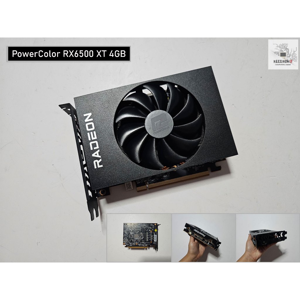 การ์ดจอ (VGA) MSI RX6500XT 4GB (มือสอง)