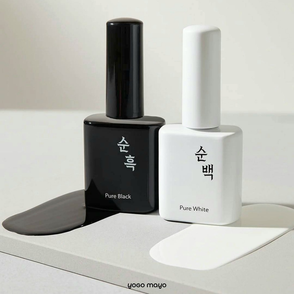 🆕️สีเจลYOGO MAYO 🇰🇷 2 ตัวเลือก Black⚫️สีดำ White⚪️สีขาว ของแท้จากเกาหลี