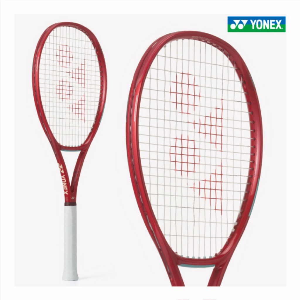 ไม้เทนนิส YONEX VCORE98 & Vcore 98L Tennis Racket Red Yonex รุ่นใหม่ สีแดง 2026 (Frame Only)- Made i