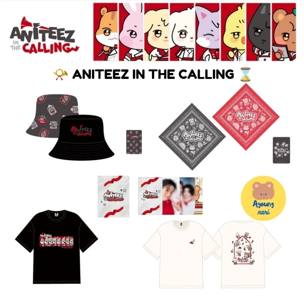 กทม. ส่งด่วน พร้อมส่ง ATEEZ × ANITEEZ IN THE CALLING PLUSH DOLL KEYRING เทรดดิ้งการ์ด เสื้อยืด ผ้าเช็ดหน้า หมวก