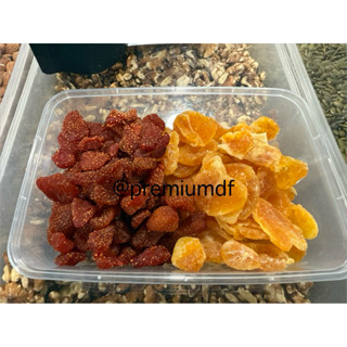 ส้ม สตรอเบอรี่  อบแห้ง