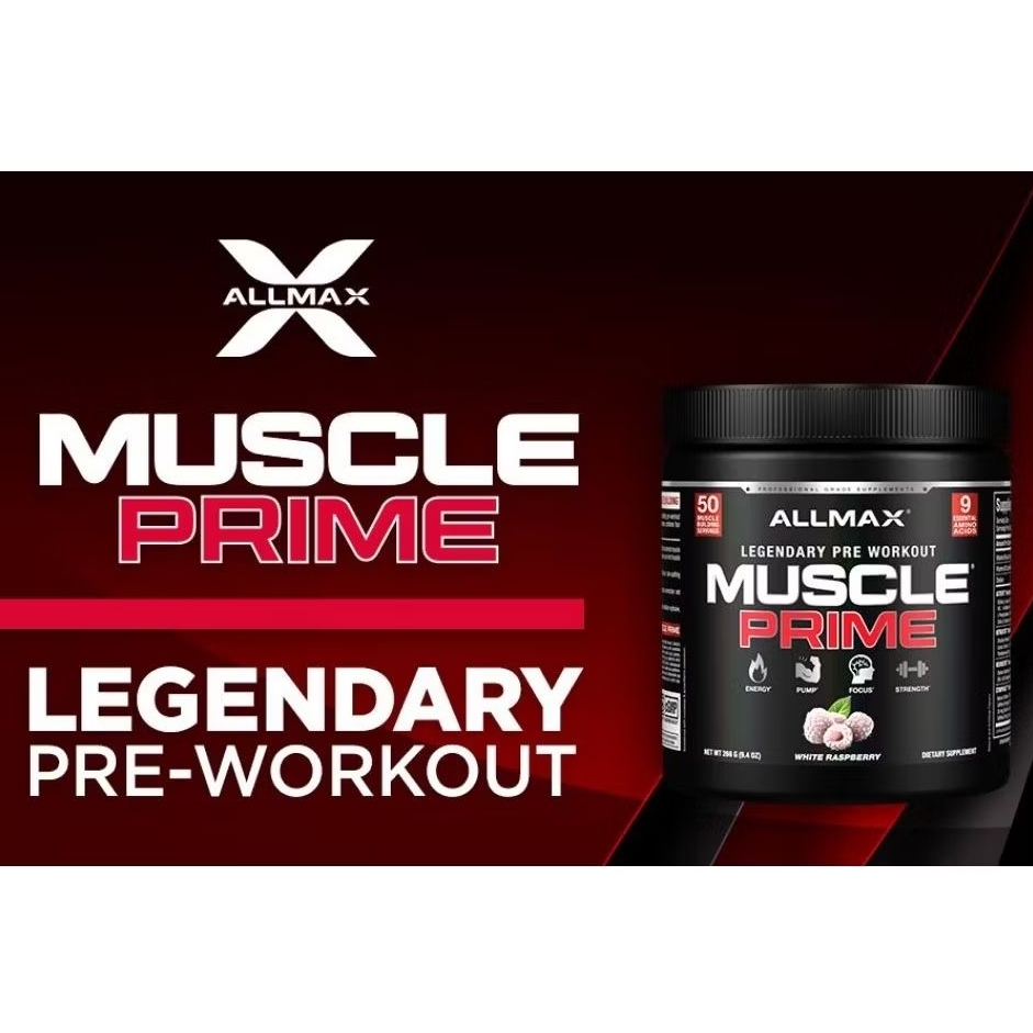 Allmax MUSCLEPRIME​ Pre-workout​ 50​ Servings.