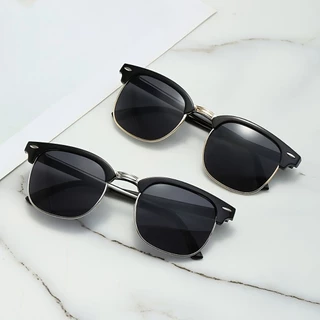 แว่นตากันแดด Clubmaster Retro รุ่น CLB-Classic ทรงเรโทร คลาสสิก แว่นเลนส์กันแดด UV400 ใส่ได้ชายหญิง