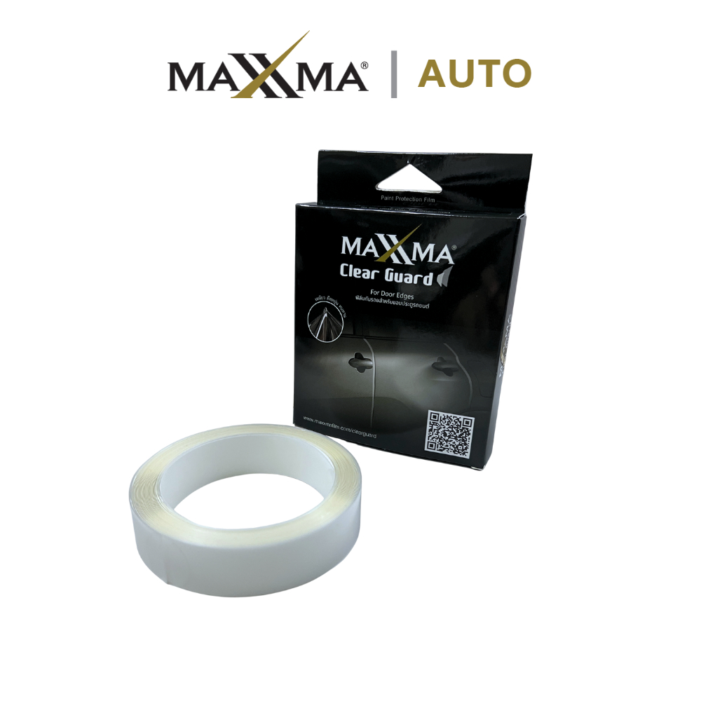 ฟิล์มใสกันรอยขอบประตูรถ 4 เส้น | Premium TPU 300 micron – Clear Guard by MAXXMA