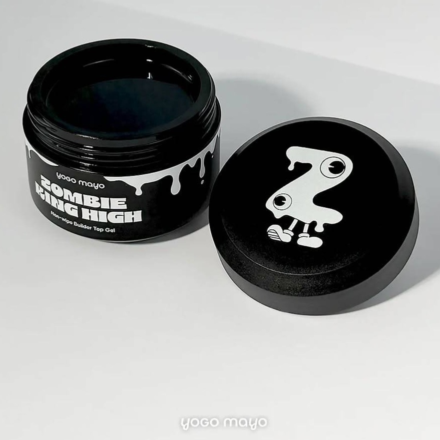 Zombie KING HIGH YOGO non wipe Builder Top gel เจลกระปุก ไม่ต้องเช็ดเหนียว ของแท้จากเกาหลี